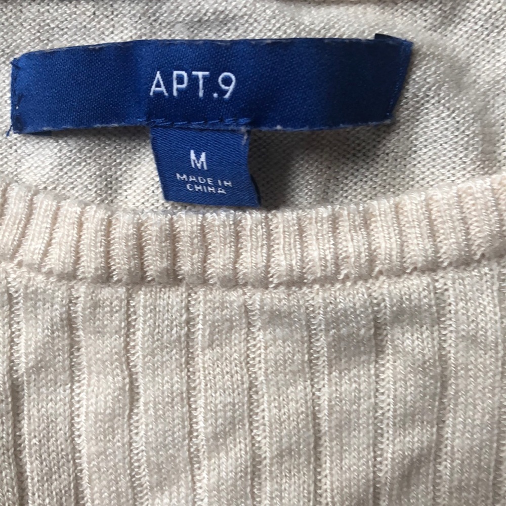 Apt. 9 Ribbed Asymmetrical Tunic Sweater - Picture 4 of 5